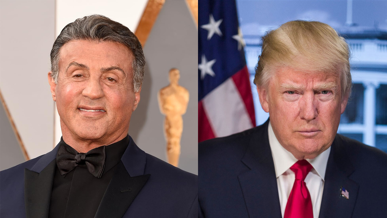 Sylvester Stallone and Donald Trump